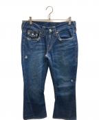 TRUE RELIGIONトゥルー レリジョン）の古着「JOEY フレアデニムパンツ」｜インディゴ