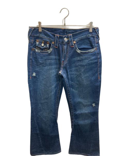 TRUE RELIGION（トゥルー レリジョン）TRUE RELIGION (トゥルー レリジョン) JOEY フレアデニムパンツ インディゴ サイズ:SIZE 34の古着・服飾アイテム