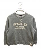 POLO JEANS CO.ポロジーンズカンパニー）の古着「刺繍ロゴスウェット」｜グレー