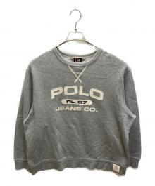 POLO JEANS CO.（ポロジーンズカンパニー）の古着「刺繍ロゴスウェット」｜グレー