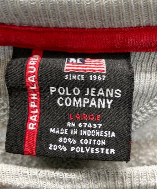 POLO JEANS CO.（ポロジーンズカンパニー）POLO JEANS CO. (ポロジーンズカンパニー) スウェット グレー サイズ:SIZE Lの古着・服飾アイテム