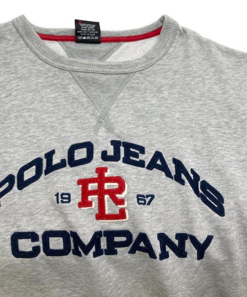 POLO JEANS CO.（ポロジーンズカンパニー）POLO JEANS CO. (ポロジーンズカンパニー) スウェット グレー サイズ:SIZE Lの古着・服飾アイテム