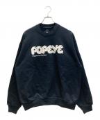 POPEYEポパイ）の古着「POPEYE Logo Sweat」｜ブラック