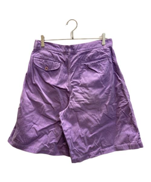 COMME des GARCONS SHIRT（コムデギャルソンシャツ）COMME des GARCONS SHIRT (コムデギャルソンシャツ) コーデュロイフレアハーフパンツ パープル サイズ:SIZE Sの古着・服飾アイテム