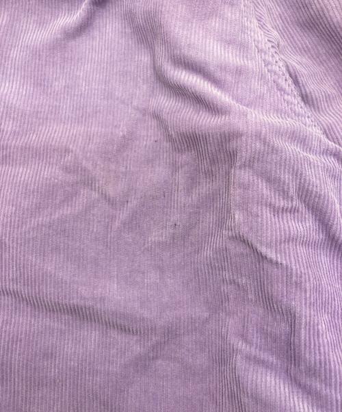 COMME des GARCONS SHIRT（コムデギャルソンシャツ）COMME des GARCONS SHIRT (コムデギャルソンシャツ) コーデュロイフレアハーフパンツ パープル サイズ:SIZE Sの古着・服飾アイテム