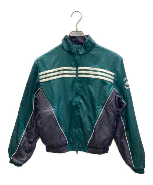 adidas（アディダス）adidas (アディダス) Sporty & Rich (スポーティーアンドリッチ) W/B/ジャケット グリーン×パープル サイズ:SIZE XSの古着・服飾アイテム