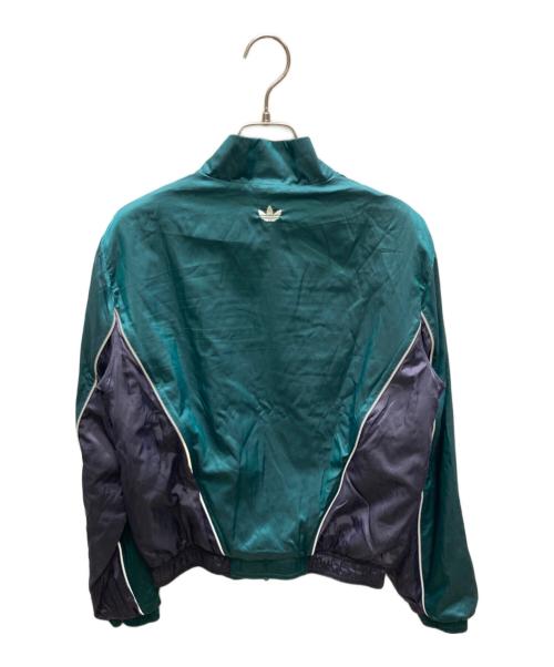 adidas（アディダス）adidas (アディダス) Sporty & Rich (スポーティーアンドリッチ) W/B/ジャケット グリーン×パープル サイズ:SIZE XSの古着・服飾アイテム