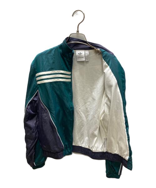 adidas（アディダス）adidas (アディダス) Sporty & Rich (スポーティーアンドリッチ) W/B/ジャケット グリーン×パープル サイズ:SIZE XSの古着・服飾アイテム