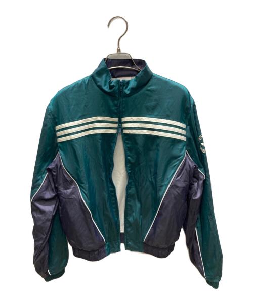 adidas（アディダス）adidas (アディダス) Sporty & Rich (スポーティーアンドリッチ) W/B/ジャケット グリーン×パープル サイズ:SIZE XSの古着・服飾アイテム