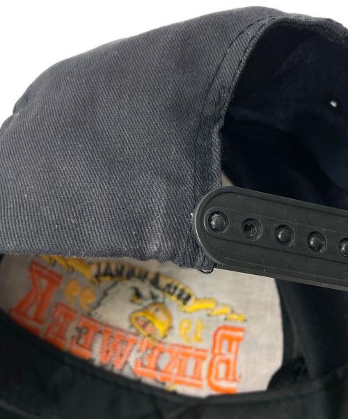 BIKE WEEK（バイクウィーク）BIKE WEEK (バイクウィーク) キャップ ブラック サイズ:下記参照の古着・服飾アイテム