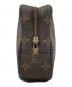 LOUIS VUITTON (ルイ ヴィトン) トゥルーストワレット23 コスメポーチ ブラウン サイズ:下記参照：23000円