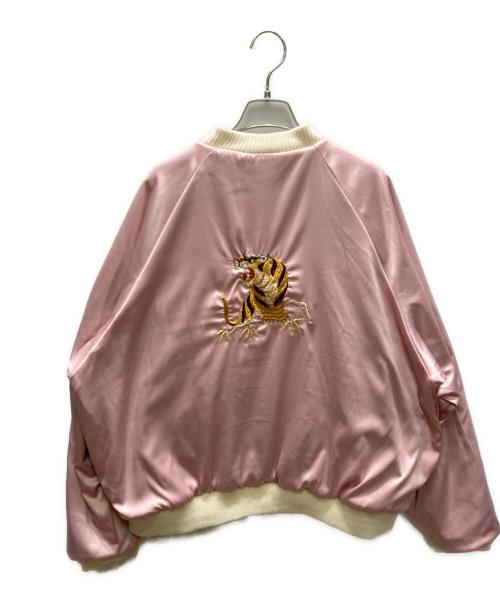 THRIFTY LOOK（スリフティールック）THRIFTY LOOK (スリフティールック) SNAKE & SKULL SOUVENIR JACKET ブラック サイズ:SIZE Lの古着・服飾アイテム