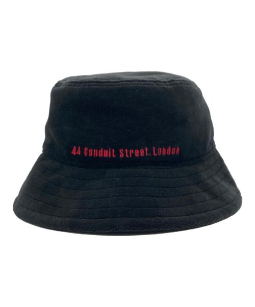 Vivienne Westwood（ヴィヴィアンウエストウッド）Vivienne Westwood (ヴィヴィアンウエストウッド) VELOUR LONDON BUCKET HAT ブラック サイズ:SIZE M～Sの古着・服飾アイテム