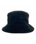 Vivienne Westwood (ヴィヴィアンウエストウッド) VELOUR LONDON BUCKET HAT ブラック サイズ:SIZE M～S：8000円