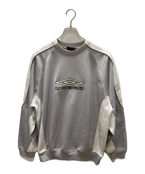 UMBRO（アンブロ）UMBRO (アンブロ) ロゴ刺繍スウェット グレー サイズ:SIZE Lの古着・服飾アイテム