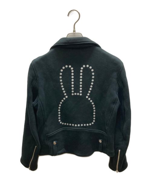 CUNE（キューン）CUNE (キューン) 裏起毛ライダースジャケット ブラック サイズ:SIZE 1の古着・服飾アイテム