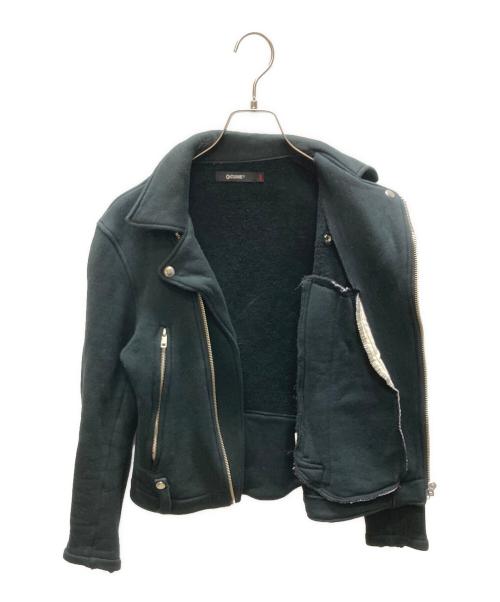 CUNE（キューン）CUNE (キューン) 裏起毛ライダースジャケット ブラック サイズ:SIZE 1の古着・服飾アイテム