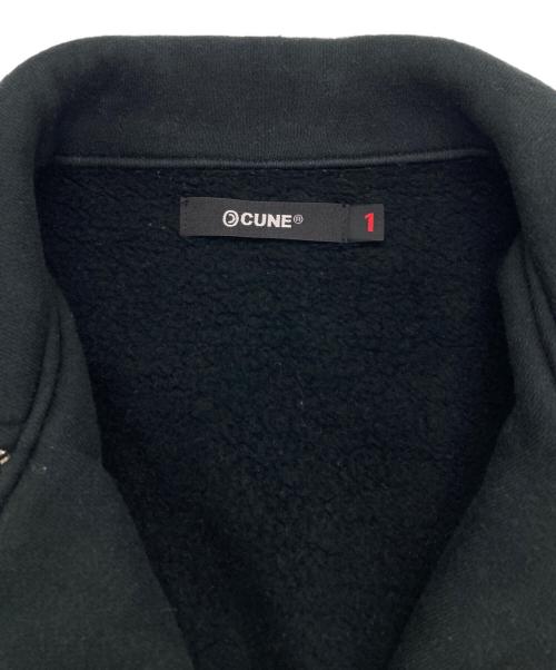 CUNE（キューン）CUNE (キューン) 裏起毛ライダースジャケット ブラック サイズ:SIZE 1の古着・服飾アイテム