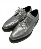 DIESELディーゼル）の古着「ラバーソールシューズ」｜シルバー