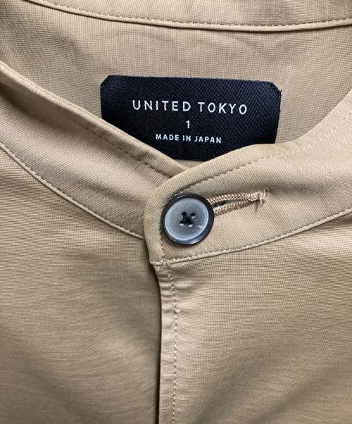 UNITED TOKYO（ユナイテッドトーキョー）UNITED TOKYO (ユナイテッドトーキョー) ジャージダブルポケットシャツブルゾン ベージュ サイズ:1の古着・服飾アイテム