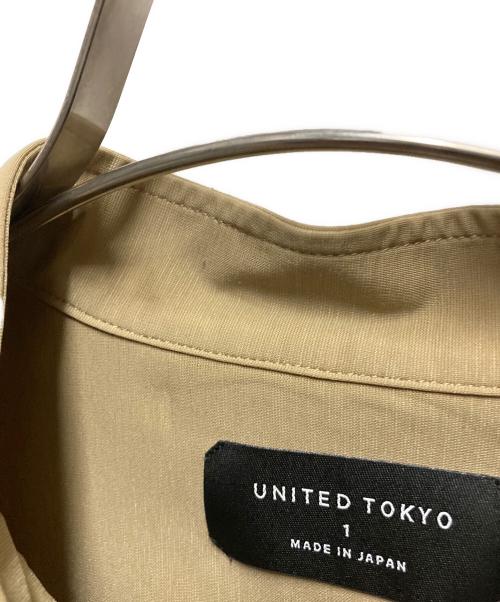 UNITED TOKYO（ユナイテッドトーキョー）UNITED TOKYO (ユナイテッドトーキョー) ジャージダブルポケットシャツブルゾン ベージュ サイズ:1の古着・服飾アイテム
