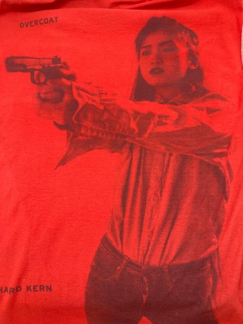 OVERCOAT（オーバーコート）OVERCOAT (オーバーコート) richard kern (リチャードカーン) バックプリントTシャツ レッド サイズ:Mの古着・服飾アイテム