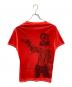 OVERCOAT (オーバーコート) richard kern (リチャードカーン) バックプリントTシャツ レッド サイズ:M：6000円