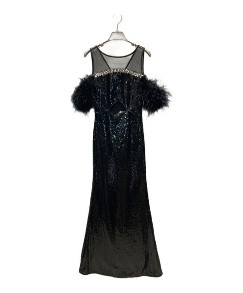 LEJA LUXE（レジャ リュクス）LEJA LUXE (レジャ リュクス) スパンコールワンピース ブラック サイズ:SIZE S 未使用品の古着・服飾アイテム