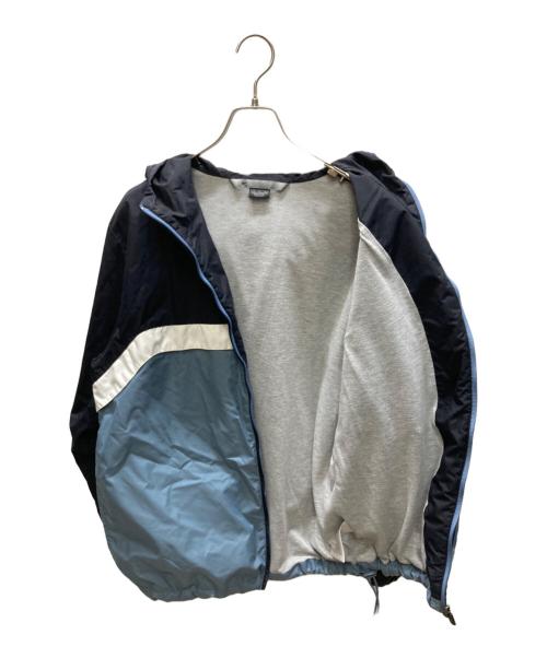 NIKE（ナイキ）NIKE (ナイキ) ナイロンジャケット ブラック×ブルー サイズ:SIZE Mの古着・服飾アイテム