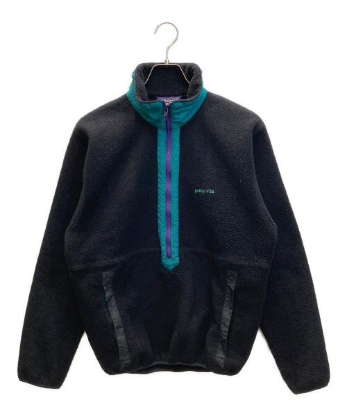 Patagonia（パタゴニア）Patagonia (パタゴニア) ハーフジッププルオーバーフリースジャケット ブラック サイズ:Sの古着・服飾アイテム