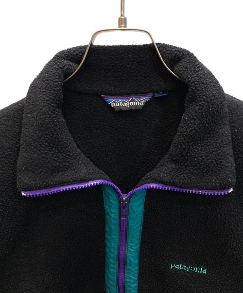 Patagonia（パタゴニア）Patagonia (パタゴニア) ハーフジッププルオーバーフリースジャケット ブラック サイズ:Sの古着・服飾アイテム