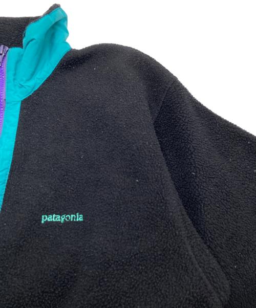 Patagonia（パタゴニア）Patagonia (パタゴニア) ハーフジッププルオーバーフリースジャケット ブラック サイズ:Sの古着・服飾アイテム