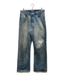 AURALEE（オーラリー）の古着「SELVEDGE FADED LIGHT DENIM PANTS」｜インディゴ