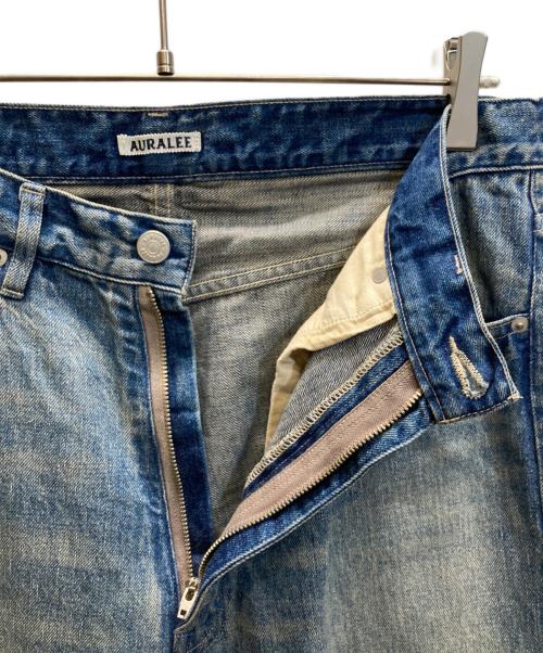 AURALEE（オーラリー）AURALEE (オーラリー) SELVEDGE FADED LIGHT DENIM PANTS インディゴ サイズ:SIZE 4の古着・服飾アイテム