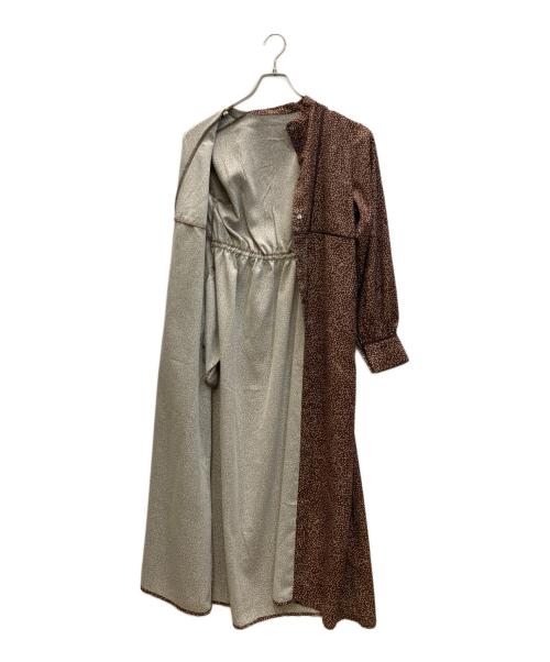 mylanka（ミランカ）mylanka (ミランカ) 総柄シャツワンピース ブラウン サイズ:SIZE 38の古着・服飾アイテム