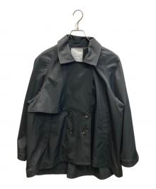 BEATRICE（ベアトリス）の古着「ボレロ風ショートトレンチジャケット」｜ブラック