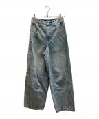 BEATRICEベアトリス）の古着「バレルデニムパンツ」｜ブルー
