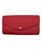 LOUIS VUITTONルイ ヴィトン）の古着「ポルトフォイユ・サラ 長財布」｜レッド