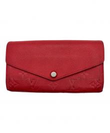 LOUIS VUITTON（ルイ ヴィトン）の古着「ポルトフォイユ・サラ 長財布」｜レッド