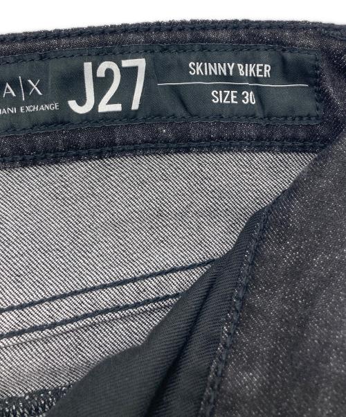 ARMANI EXCHANGE（アルマーニ エクスチェンジ）ARMANI EXCHANGE (アルマーニ エクスチェンジ) J27 SKINNY BIKER デニムパンツ インディゴ サイズ:30の古着・服飾アイテム