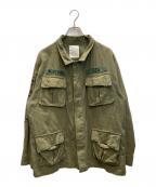WIND AND SEAウィンダンシー）の古着「ミリタリージャケット」｜グリーン