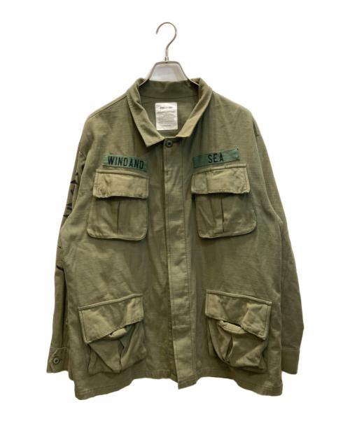 WIND AND SEA（ウィンダンシー）WIND AND SEA (ウィンダンシー) ミリタリージャケット グリーン サイズ:SIZE XLの古着・服飾アイテム