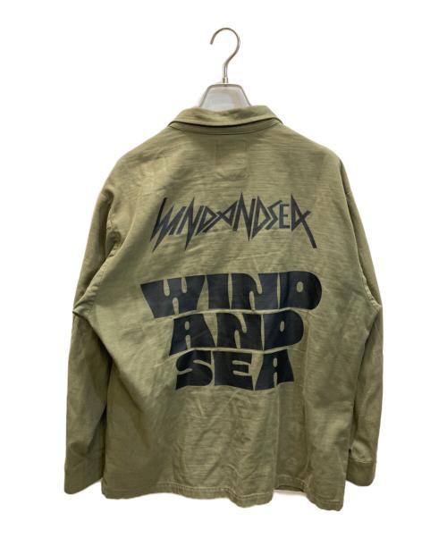 WIND AND SEA（ウィンダンシー）WIND AND SEA (ウィンダンシー) ミリタリージャケット グリーン サイズ:SIZE XLの古着・服飾アイテム
