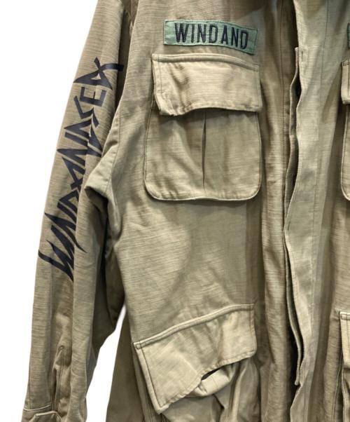 WIND AND SEA（ウィンダンシー）WIND AND SEA (ウィンダンシー) ミリタリージャケット グリーン サイズ:SIZE XLの古着・服飾アイテム