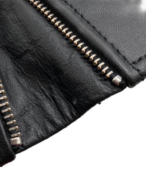 MO-LAWS（モローズ）MO-LAWS (モローズ) バッファローレザーライダースジャケット ブラック サイズ:SIZE 4Lの古着・服飾アイテム