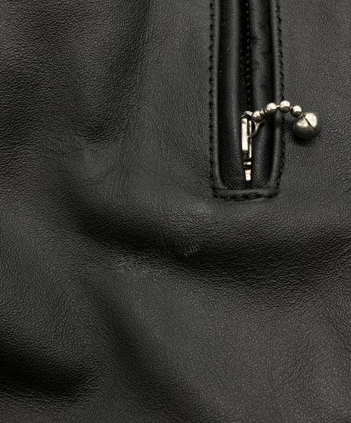 MO-LAWS（モローズ）MO-LAWS (モローズ) バッファローレザーライダースジャケット ブラック サイズ:SIZE 4Lの古着・服飾アイテム