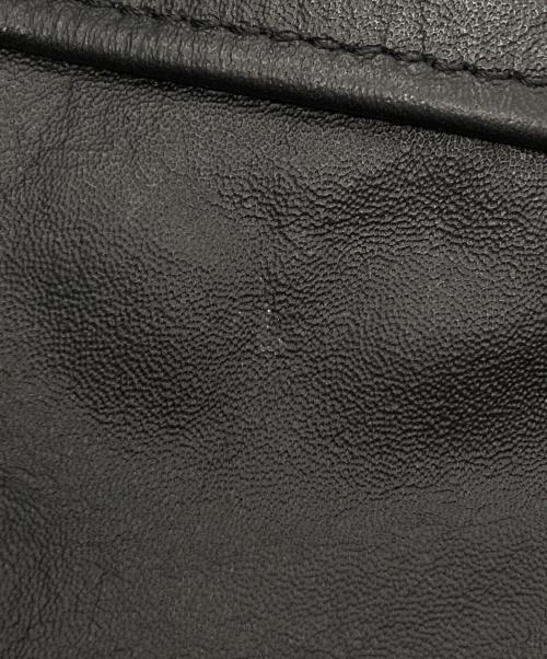 MO-LAWS（モローズ）MO-LAWS (モローズ) バッファローレザーライダースジャケット ブラック サイズ:SIZE 4Lの古着・服飾アイテム