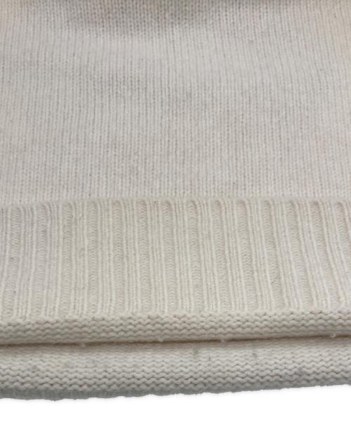 POLO RALPH LAUREN（ポロ・ラルフローレン）POLO RALPH LAUREN (ポロ・ラルフローレン) ポロベア刺繍ニット ベージュ×レッド サイズ:Mの古着・服飾アイテム