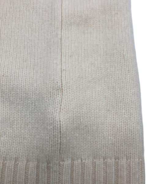 POLO RALPH LAUREN（ポロ・ラルフローレン）POLO RALPH LAUREN (ポロ・ラルフローレン) ポロベア刺繍ニット ベージュ×レッド サイズ:Mの古着・服飾アイテム