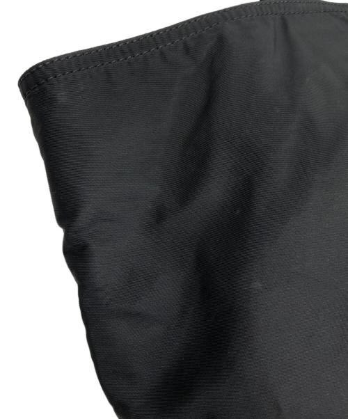 PRADA（プラダ）PRADA (プラダ) レザーハンドル ナイロントートバッグ ブラック サイズ:下記参照の古着・服飾アイテム